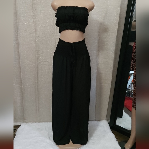 2 pieces set pants outfit new size S. Chiffon fabric. - Picture 5 of 11